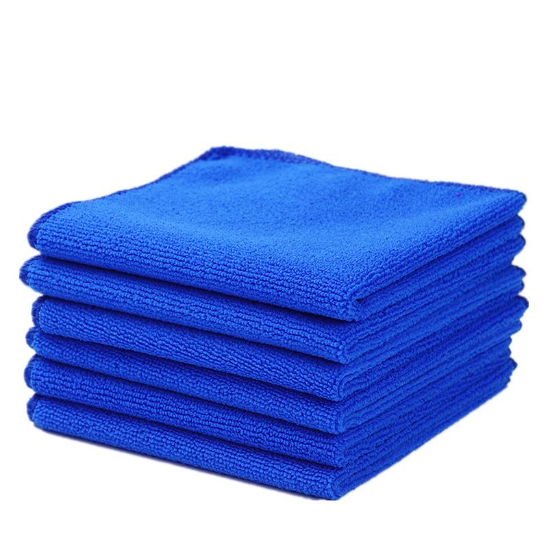 30x30 Blue Microfiber Car Cleaning Towel