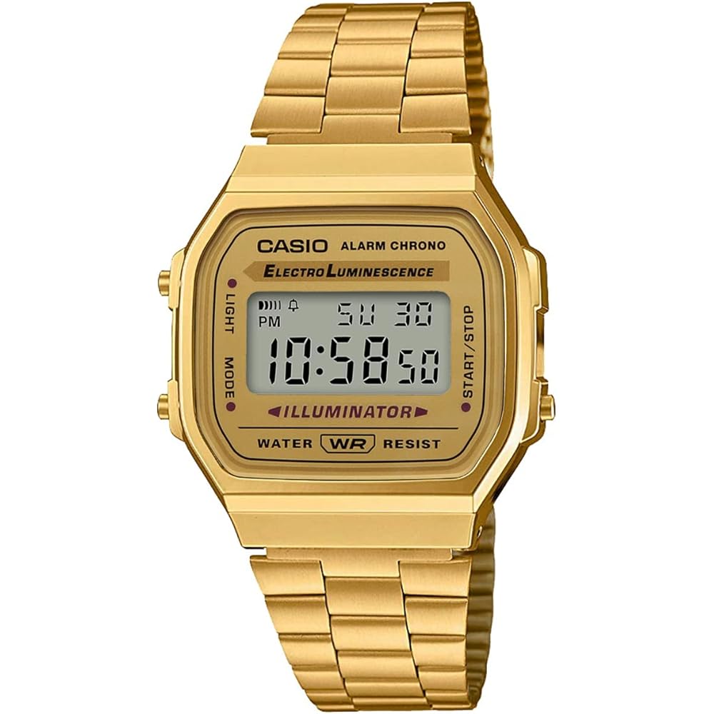 

[CASIO] CASIO Цифровые часы Серия Vintage A168WG-9W Мужские Женские Детские Золотой Зарубежная модель [Par...