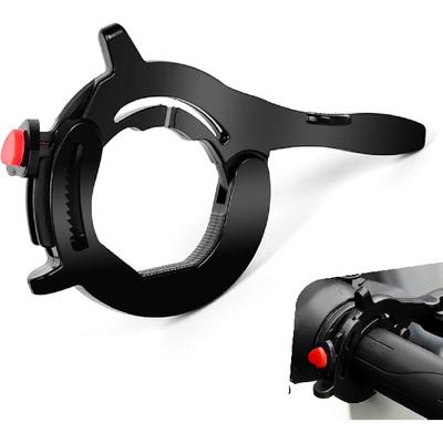 Shakas Motorcycle Cruise Control Assist, Throttle Lock Cruise Control Throttle Clip, Handlebar Attachment Retrofit Accessory, Suitable for Most