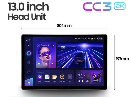 Car Accessories Auto DVD Player Radio Screen Stickers Android 13.1In Car Head Unit Car Tempered Glass Screen Protector Film