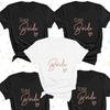 Bruidsfeest Overhemden Vrijgezellenfeest Bruiloft Feest T-shirts Bruidscadeau Team Bruid TOP