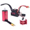 SURPASS HOBBY KK Waterproof Combo w/Heat Sink 80A ESC 3665 2900KV Brushless Motor for RC 1/10 Car