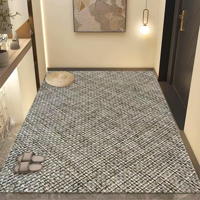 Door Floor Mat, Silicone Crystal Carpet, Door Entrance, Dirt-Resistant And Easy To Take Care Of, Can Be Cut, Non-Slip, Door Floor Mat