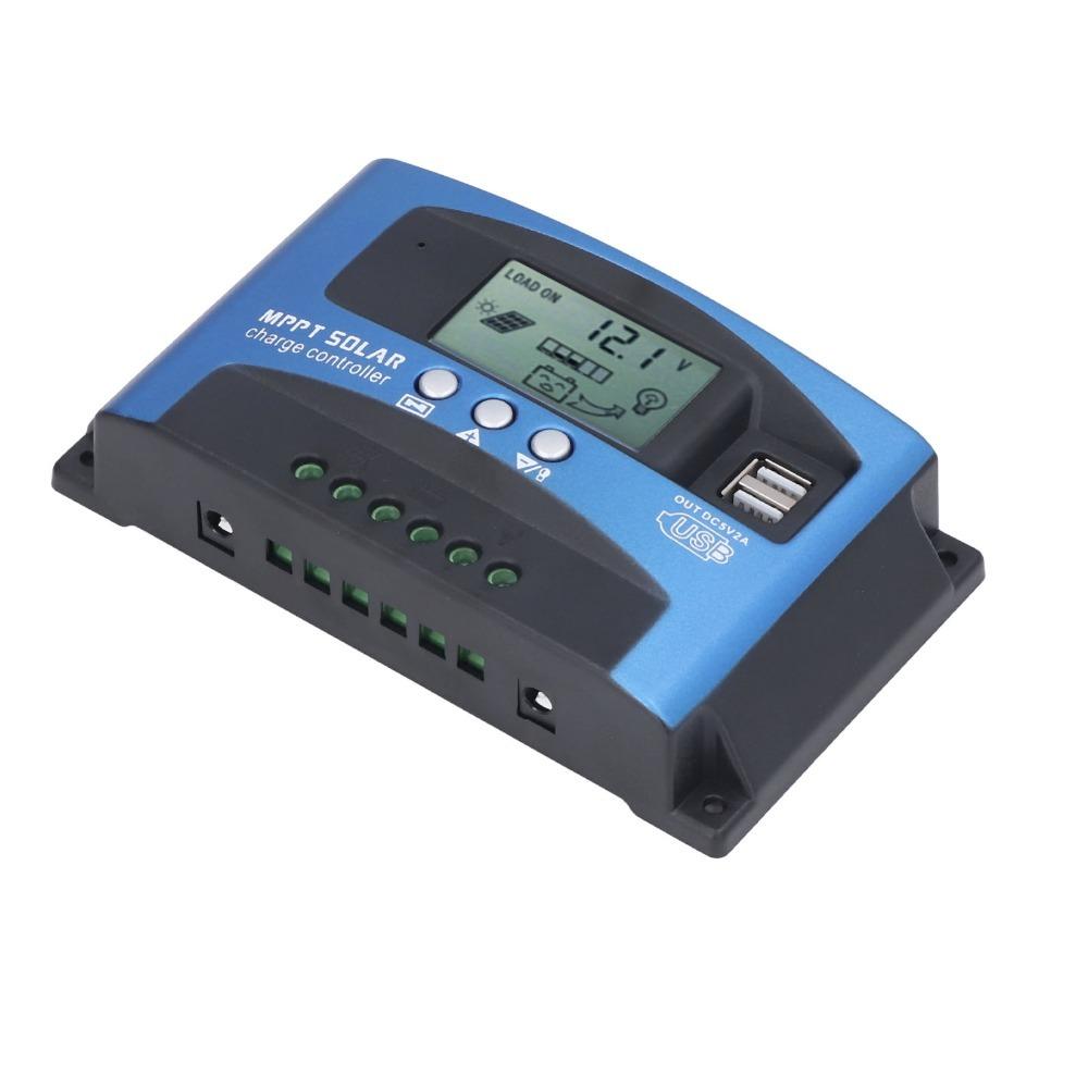 40A 50A MPPT Solar Controller 12V 24V Auto Solar Battery Controller  Solar System