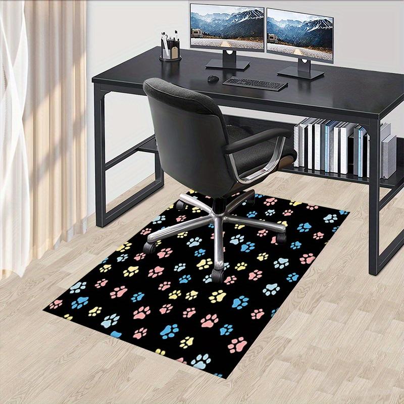 1pc. Cute Paw Print Rug for Home Decor, Office Carpet, Chair Cover, Outdoor Mat, Gift Idea - Colorful Animal Footprint Decoration