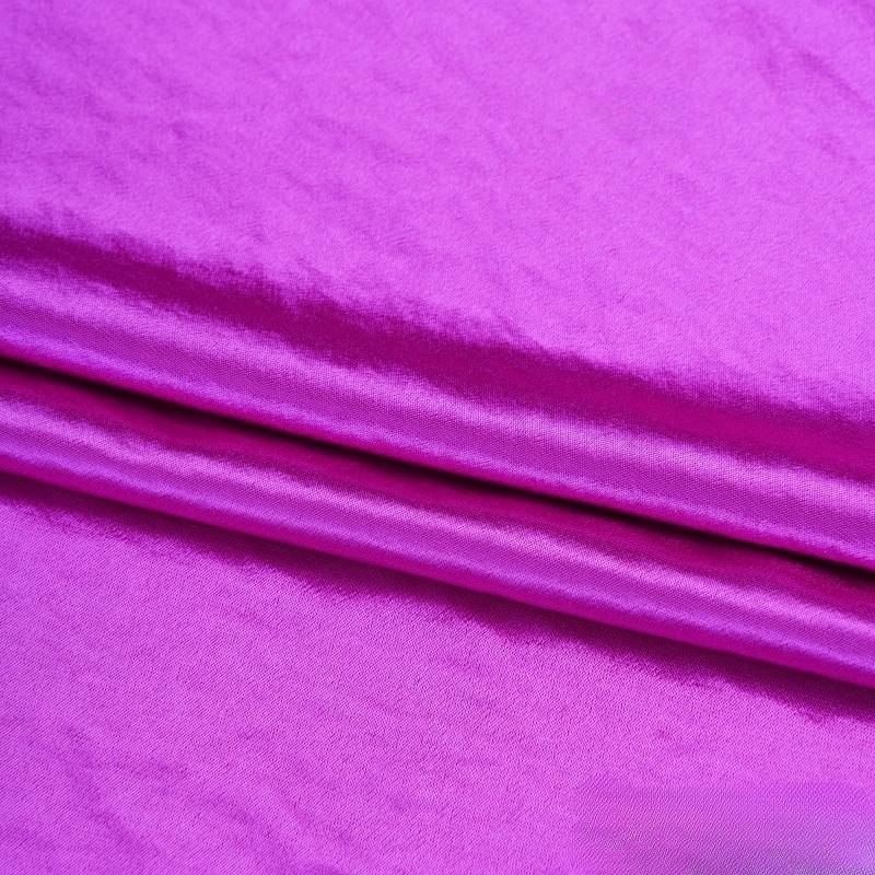 Chinese Style Lustrous Acetic Acid Gold Lustrous Satin Fabric Water Light Satin Natural Pleated Texture Drape Fabric Textile