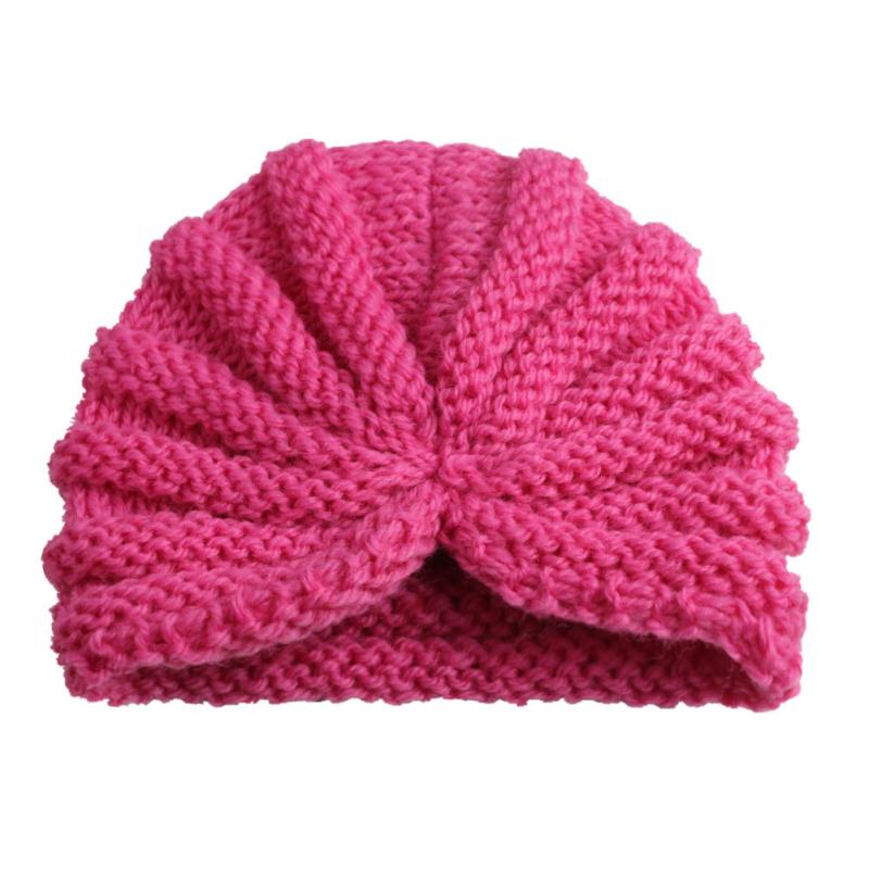 Детская шапка-бини для девочек и мальчиков, мягкая, теплая, вязаная, детская зимняя шапка