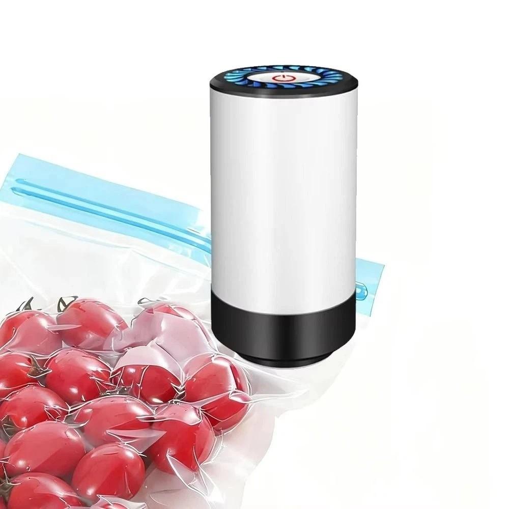 Low Noise Electric Vacuum Pump Mini Body Compressed Bag Air Pump Vacuum Bag Pump  Food Preservation