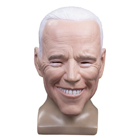 Latex Full Head Halloween Lifelike Realistic Biden Face Cover Cosplay Party Prop