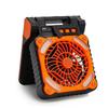 Folding Design Camping Fan with LED Light 90° Folding Portable Tent Fan  Fishing Trip