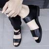 Brand Casual Sandals Shoes Outdoor Men Breathable Slippers Comfortable Beach Shoes Quality Leather Men Non-slip Sandals