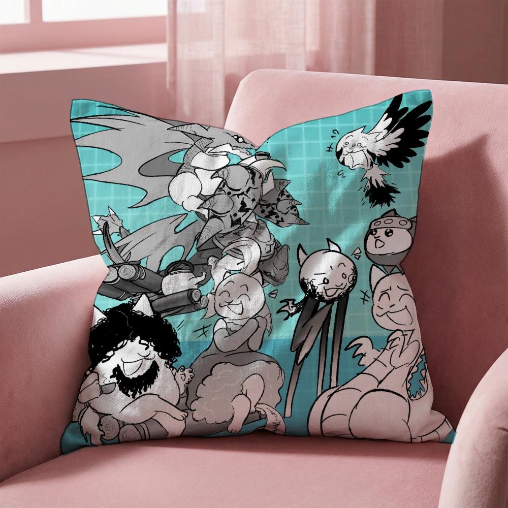 The B-Battle Cats Cushion Cover Multi-Scene Pillow Cover for Home & Car - Reversible, Soft & Durable for Daily Use