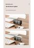 Minimalist Dual-Use LED Alarm Clock with Voice Control and Temperature Display