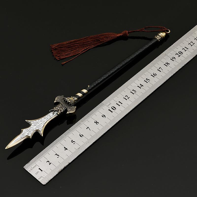 Black Myth Katana Swords Vintage Sun Wukong Three Pointed Two Blade Weapon Real Size Japanese Katana Samurai Sabre Cosplay Prop