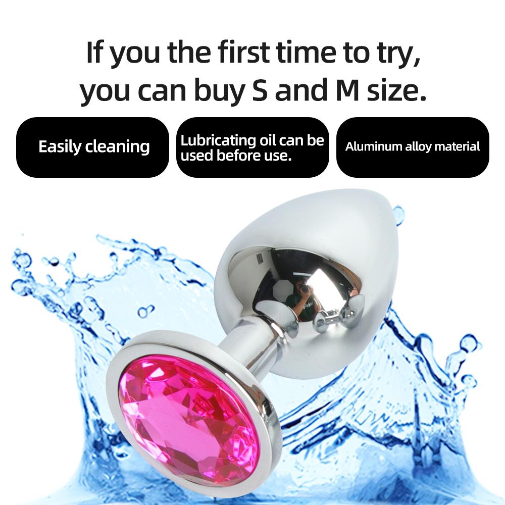 Πώμα πολύτιμου λίθου Αναλικός Πωπός Μασάζ Προστάτη Διαστολέας Πώμα Κοσμήματος Αναλικός Διεγέρτης Διάτασης Αναλικός Πωπός Σεξουαλικά Παιχνίδια Παιχνίδι Ενηλίκων Αναλικός Πωπός