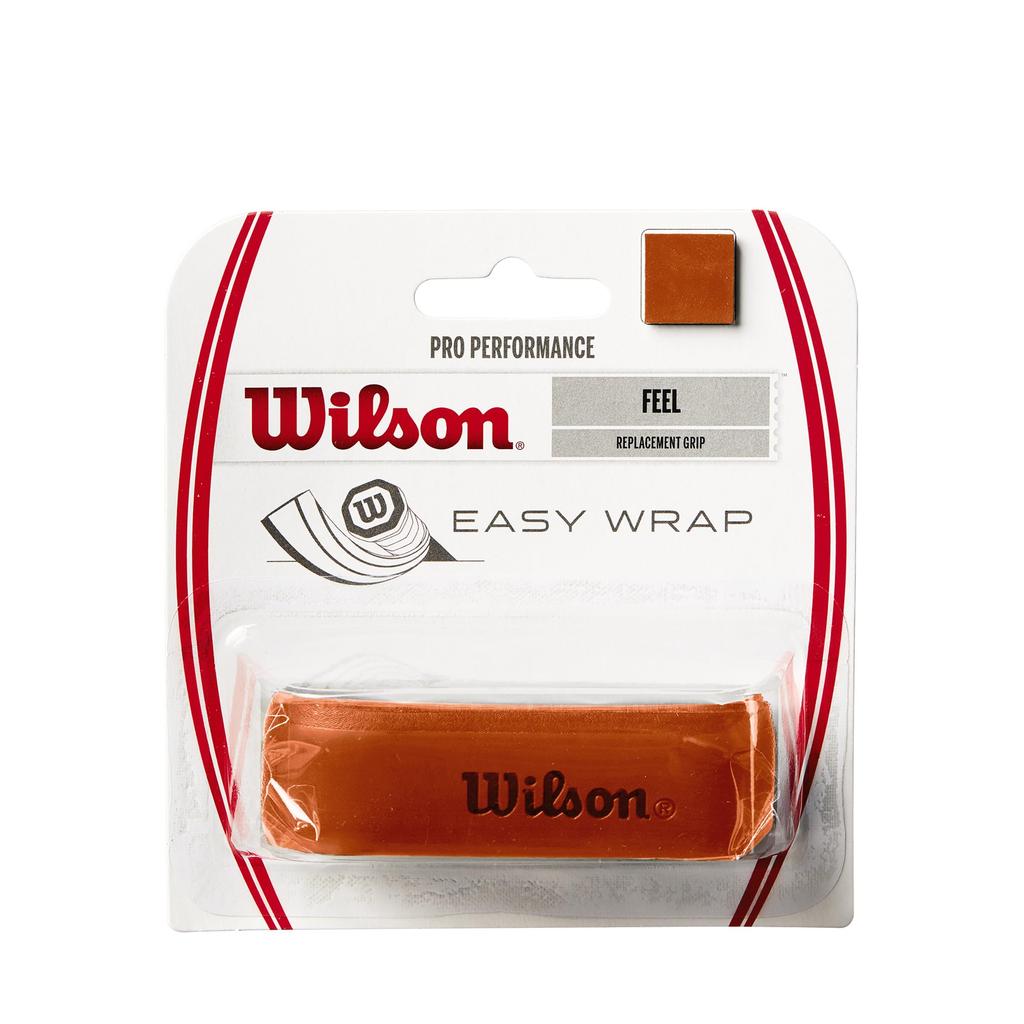 Wilson Pro Performance Grip Tennis & Badminton Overgrip 1 Piece Brown WR8403301001