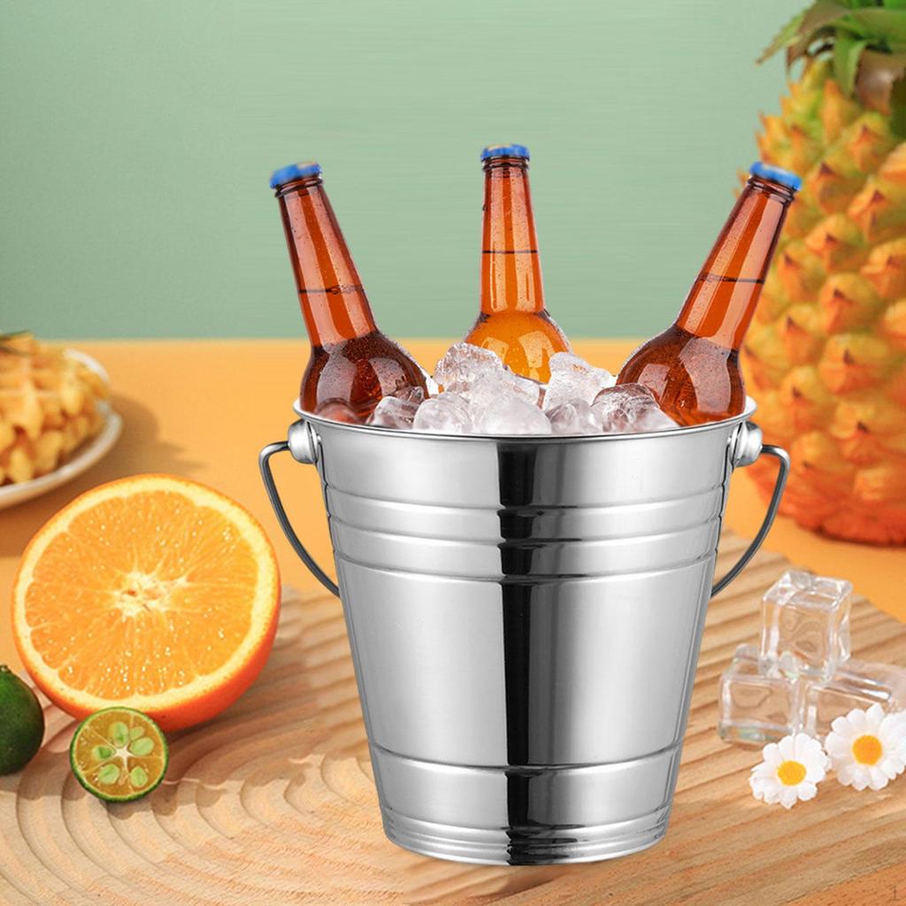 Ice Bucket Drink Cooling French Fries Container Beverage Chilling Snack