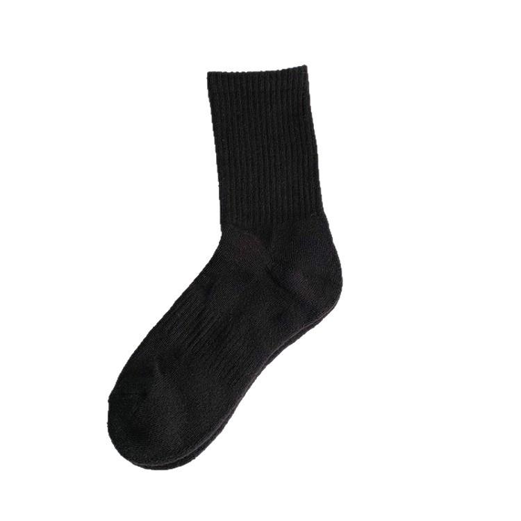 Women's Black, White, Gray Cotton Sports Socks - Breathable, Versatile, Solid Color Long Socks for Casual Wear