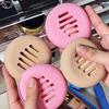 Portable Breathable Air Cushion Powder Puff Silicone Box Powder Puff Specific Storage Box Outdoors Powder Storage Box