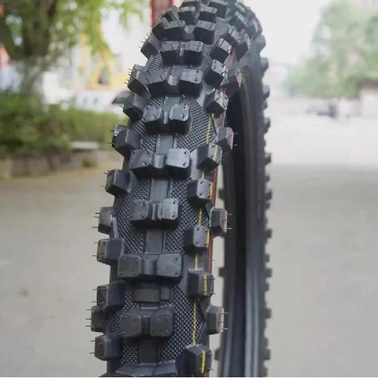Anvelope pentru motociclete off-road, față 80/100-19, spate 120/90-16, anvelope interioare și exterioare cu profil mare tip „carapace de broască”