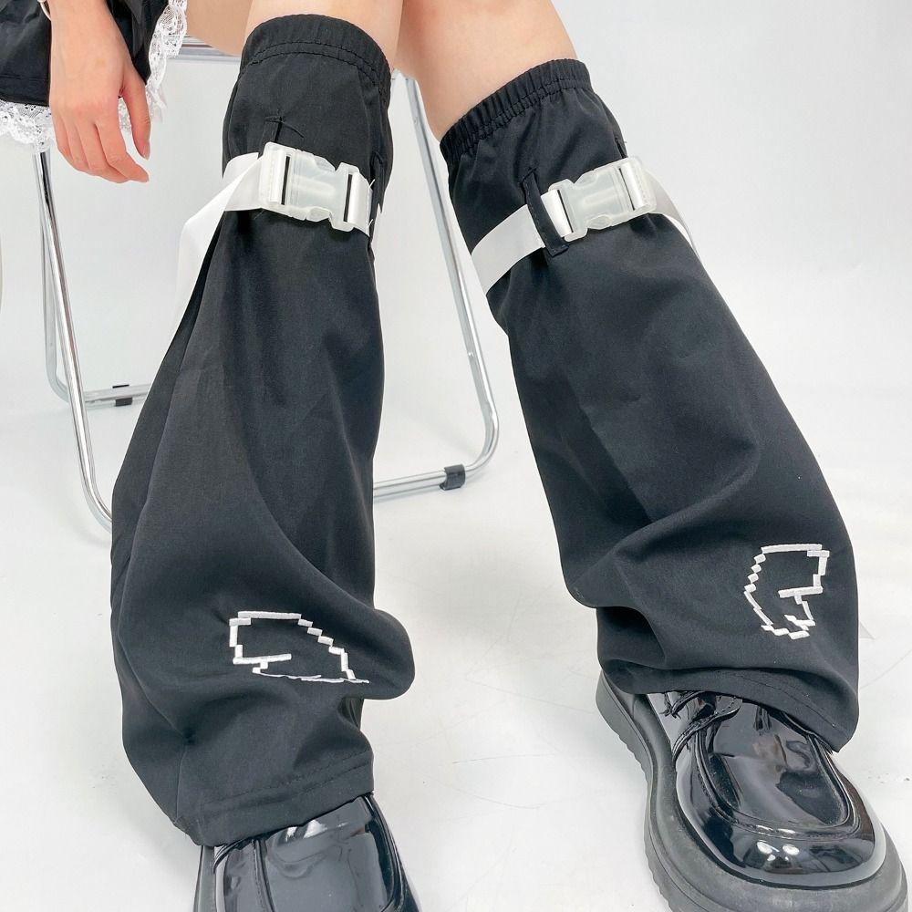 Y2K Foot Cover Embroidered Long Stockings Vintage Winter Leg Warmers  Spicy Girls