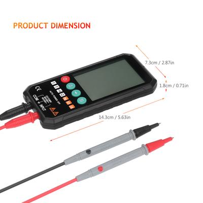 Mastfuyi Tragbares Digitalmultimeter 6000 Zählwerte LCD-Anzeige mit Hintergrundbeleuchtung Taschenlampe Handgerät