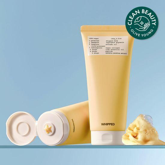 WHIPPED Vegan Pack Cleanser Tube 130g (Choose 1 of 6 types)