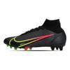 Nike Mercurial Superfly 8 Assassin 14 Elite Round Toe Lace-Up AG (Rubber Short Studs) Fit Football Shoes Men Football Shoes CV0956-090