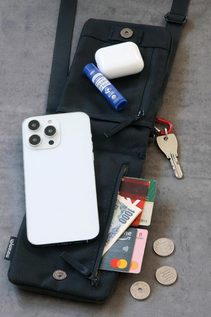 Fonsacoche Smartphone Wallet Shoulder Neck Shoulder Bag [Monomyth] Pouch, Bag, Pouch, Pochette,