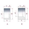 Réduction PVC-U Court 50 mm x 32 mm, PN16