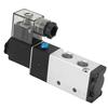 BERM Solenoid Valve Pneumatic Electric 2 Position 5 Way Electromagnetic Control DC12V