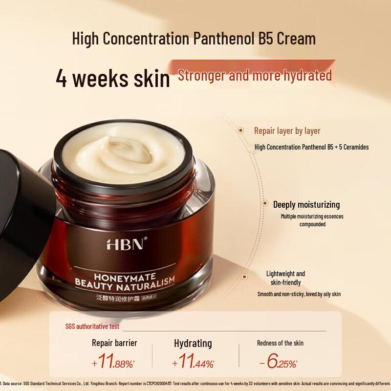 HBN Panthenol Revitalizing Repair Cream 50g