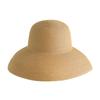 Cappello da sole da donna stile Hepburn francese Cappello a secchiello da spiaggia Pieghevole Grande Rotondo Panama Intrecciato Ampio Cappello di Paglia di Carta