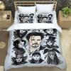 Johnny Depp Pattern Quilt Cover With Pillowcases 3D Digital Printed Bedding Set Twin Full Queen King Gift
