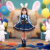 Judy Cosplay Costume Kids Set Police Officer Performance Full Outfit Children's Lolita Skirt Hat Hairband Complete Costume