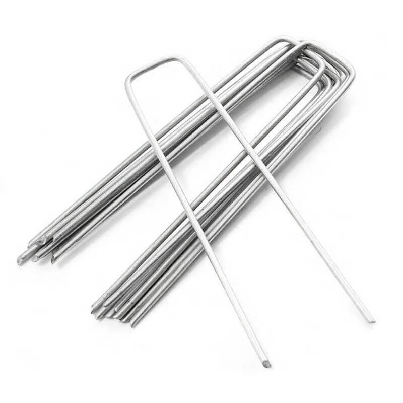 Galvanized Steel U-Shaped Garden Stakes