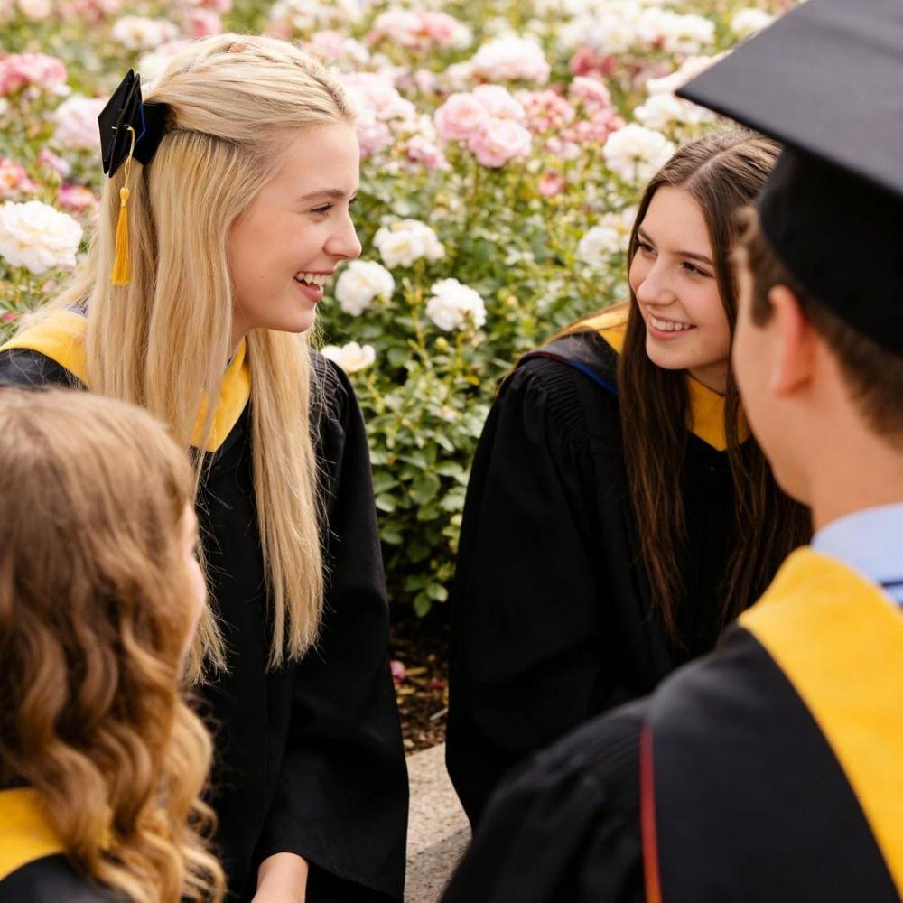 1/2 Pièces Chapeau de Doctorat Portable Pince à Cheveux Décorative Headwear Gland Pince à Cheveux Événement Cérémonie