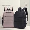 Versatile Men's Backpack: Trendy, Spacious, Lightweight Shoulder Bag for Business and School.