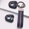 Honeycomb Motorcycle Key Cover for Honda CB CBR PCX ADV FORZA X-ADV with Keychain Honeycomb Texture Racing Stripe Motorbike Key Sleeve Accessory