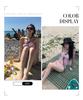 Women's Korean-Style High-Waisted One-Shoulder Halter Backless Slimming Bikini Swimsuit
