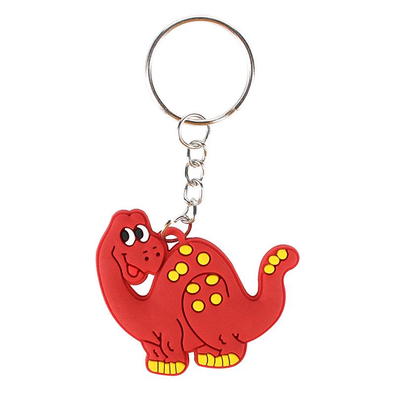 Personalized Cute Cartoon Dinosaur Keychain for Backpack or Accessories