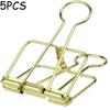 5PCS Metal Office Clip Paper Binder Clip Decorative Paper Stationery Cute Diary Clip HXZ05