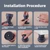 4Pcs Washing Machine Foot Pad Noise Reduction Shock Absorption Heightened Bracket Pad Refrigerator Non-slip Support Dampers