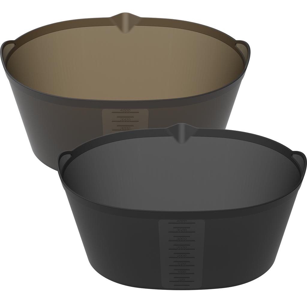 2PCS Silicone Slow Cooker Liners Fit 6-7 Quarts Oval Pot Leakproof Slow Cooker Divider Liner Heat Resistant Slow Cooking Liner