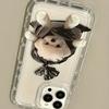 Bag Dog Bag Cat Transparent Phone Case Suitable for iPhone17 16 15 14 13 12 11Pro/ Max /Plus Anti-fall and Shockproof Back Cover