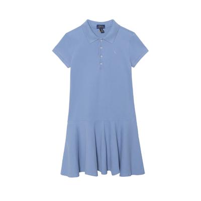 Sukienka Polo z haftowanym logo konika Sukienki dla dzieci Campus-Blue 313941114-003