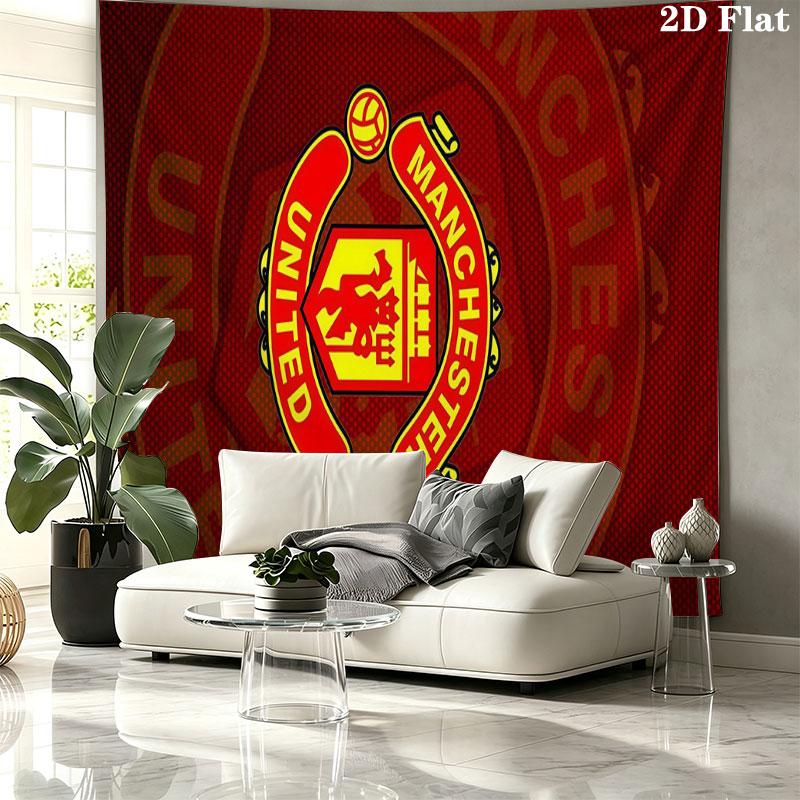 Red Devils Wall Tapestry, Aesthetic Printed Fabric Blanket, Suitable for Bedroom, Living Room, and Home Decor.