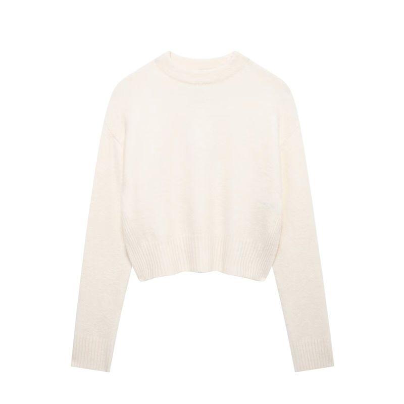 Kaslead New Arrival Women's Clothing Fashion Style Stylish Simple and Versatile Soft Short Knitwear 5536200
