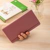 Minimalist PU Leather Leather Women Wallets Solid Color Large Capacity Women Thin Wallets Mini Wallet Women