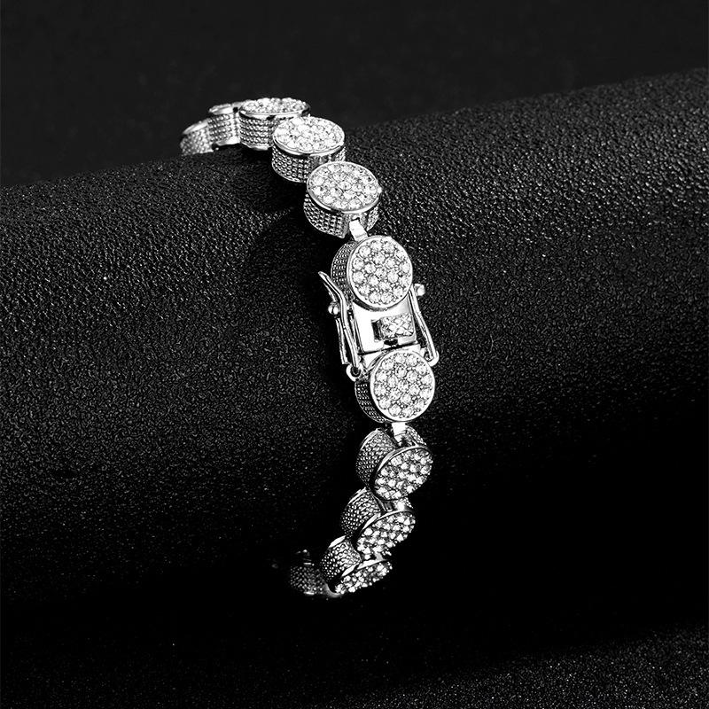 Eco-friendly Zinc Alloy Rock Candy Chain Necklace - Trendy European & American Hip Hop Women s Ornament
